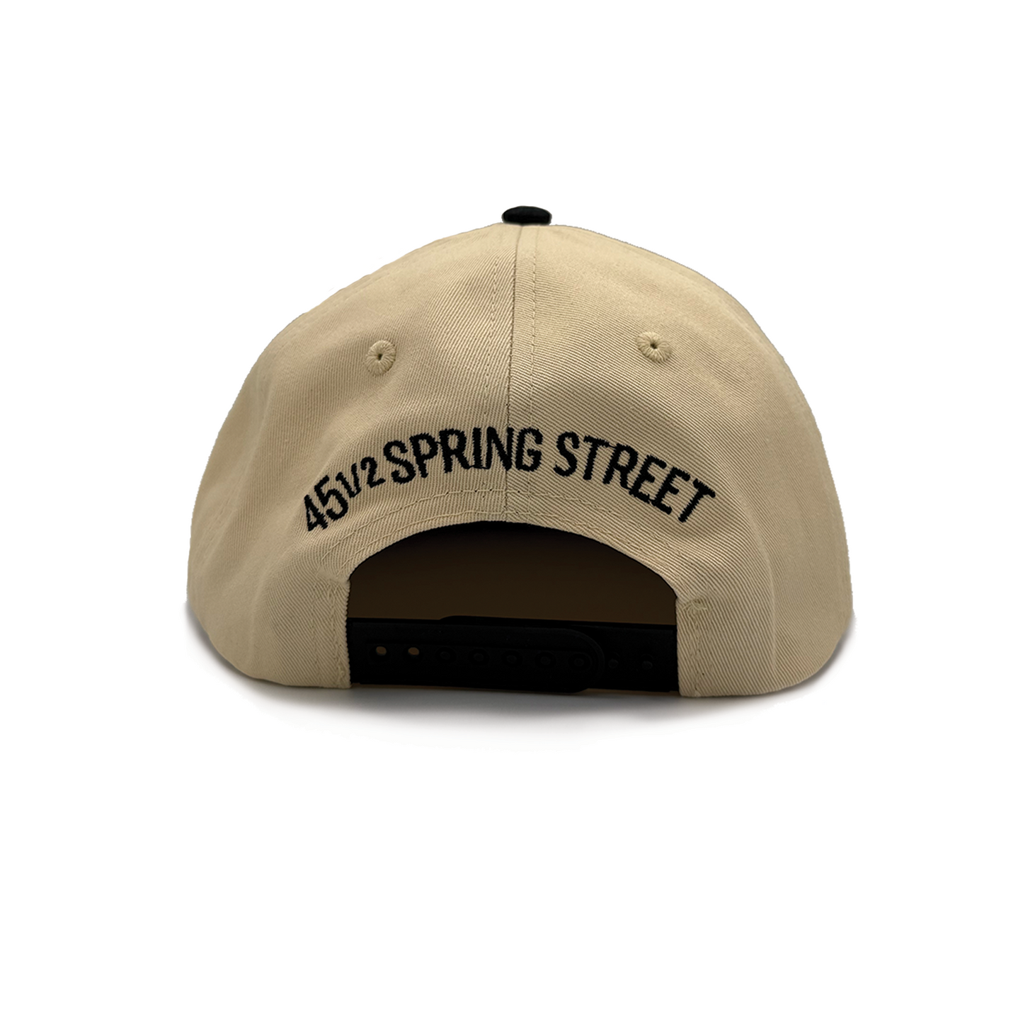 BTW Black Two-Tone 3D Puff Canvas Hat