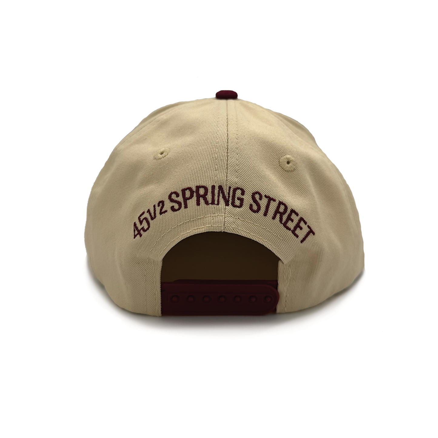 BTW Crimson Two-Tone 3D Puff Canvas Hat