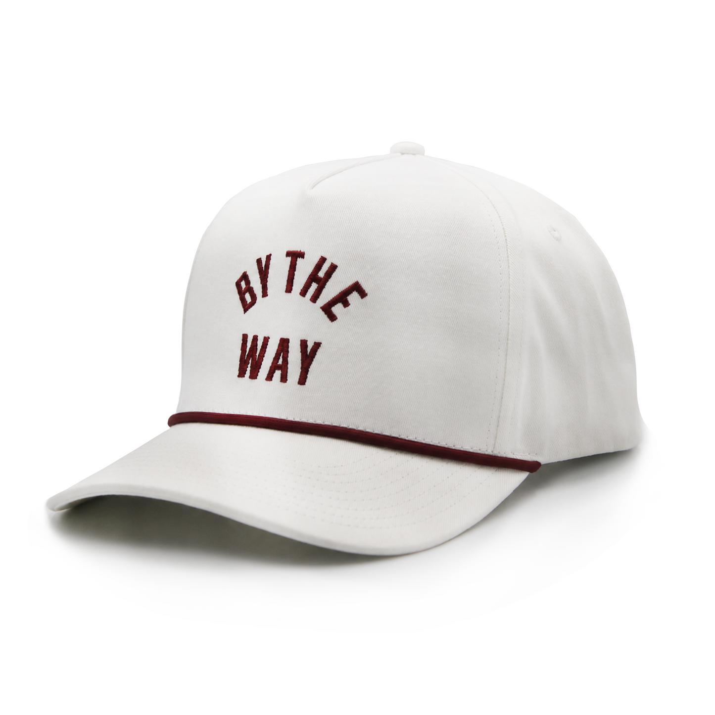 By The Way Block Text White Hat